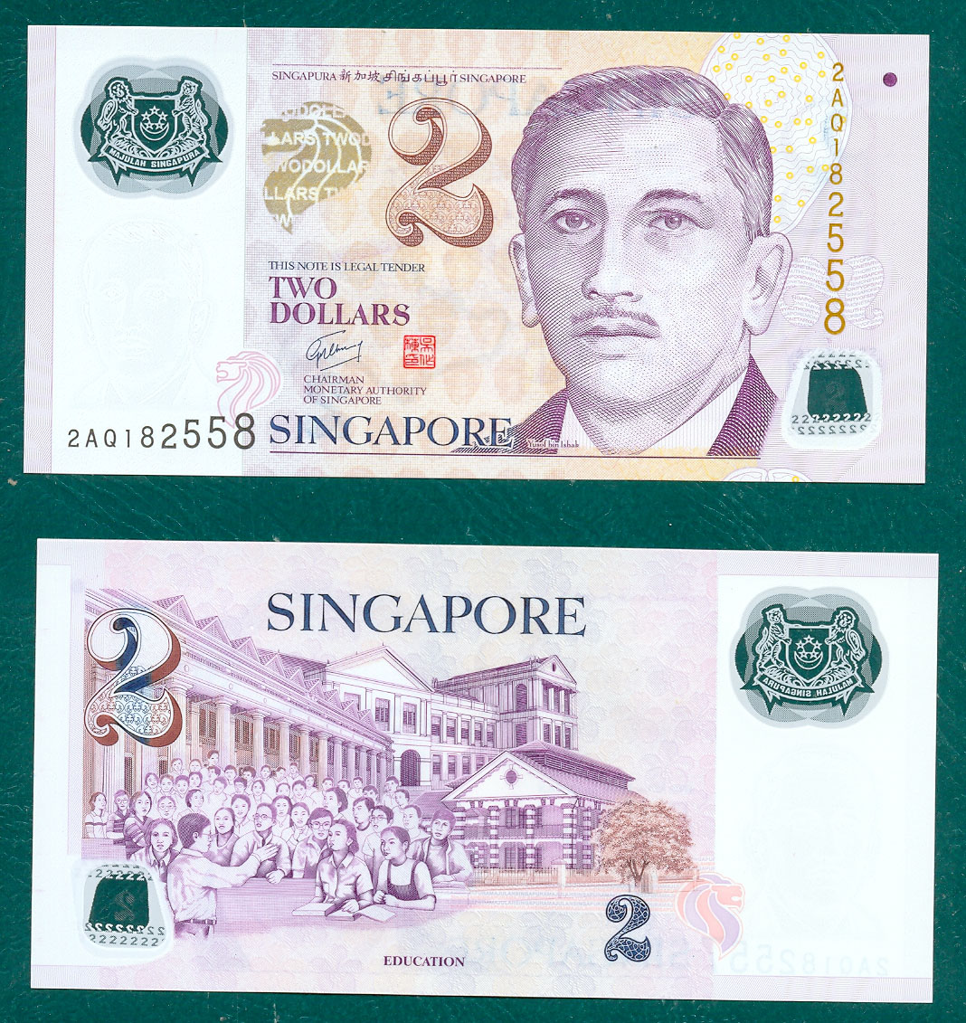 2 dólares